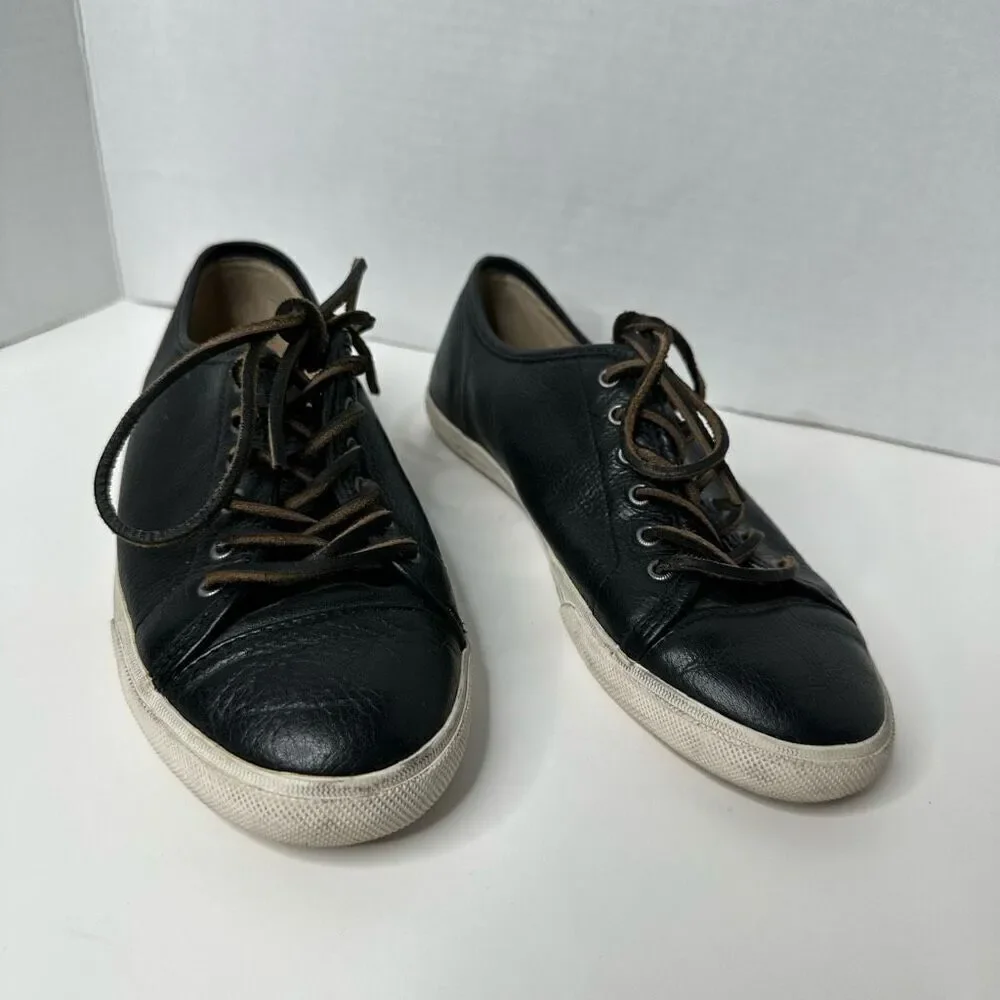 Frye Mindy‎ Low Leather Shoes Black size 7
